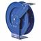 Spring Return Hose Reel, 35 ft. Length, 3/8 Inch I.D., Stainless Steel, Blue