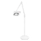 LED-Stretchview-Lupe, 2.25-fach, Bodenständerfuß, Taubengrau, 42 Zoll