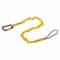 Tool Lanyard, Yellow, Carabiner, Aluminum, Hand Tools