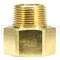 Double Male Pin Lug, NPSH x NPSH Thread, 1-1/2 x 1-1/2 Inch Thread, Cast Brass