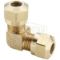 DOT Air Brake Union Elbow, Brass, 1/2 Inch Tube x 11/16 Inch-20