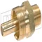 DOT Air Brake Male Body, Brass, 3/8 Inch Tube x 3/8 Inch Pipe