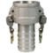 Ez Cam And Groove Type C Coupler x Hose Shank, 75 PSI Max. Pressure