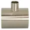 Tee, 4 x 2-1/2 Inch Dia., 316L Stainless Steel