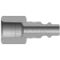 Threaded Plug, NPTF Thread, 3/8 Inch Thread, 303 Stainless Steel