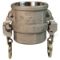 Ez Cam And Groove Hastelloy Type D Coupler x Female NPT, 250 PSI Max. Pressure