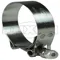 T-Bolt Clamp, 1.56 To 1.81 Inch Outside Dia., Stainless Steel