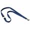 Lanyard, Safety Release, Blank, Navy Blue, Blank, Textile, 17 Inch Length, 5/8 Inch Width
