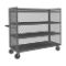 Mesh Stock Truck, 3 Sided, 4 Fixed Shelf, Size 30 x 60 Inch