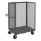 Mesh Stock Truck, 3 Sided, 1 Base Shelf, Size 36 x 48 Inch