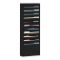 Literature Rack, 11 Large Pocket, Black