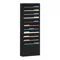 Literature Rack, 11 Large Pocket, Black