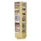 Rotary Literature Rack, 80 Pocket, Tan