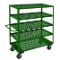 Garden Cart, 5 Perforated Shelf, Size 30-1/4 x 66-1/4 x 63 Inch