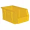 Hang And Stack Bin, Size 6 x 11 x 5 Inch, Yellow