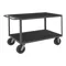 Rolling Instrument Cart With 8 x 3 Inch Caster, 2 Shelf, Size 30 x 36 Inch