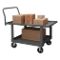 Platform Truck, Adjustable Height, Lips Up, Capacity 2000 Lbs, Size 24 x 60 Inch