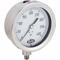 Industrial Pressure Gauge, 0 to 400 psi, 4 1/2 Inch Size Dial, 1/4 Inch Size NPT Male