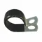 Hydraulic Hose Support Clamp, Vinyl Coated Steel, Black, 1 1/2 Inch Cable Clamping Dia.