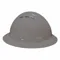 Hard Hat, Full Brim Head Protection, ANSI Classification Type 1, Class C, Gray