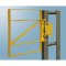 Sicherheitstor, 37–39.5 Zoll große Öffnung, A36-Kohlenstoffstahl, gelbe Sicherheits-Emaille