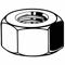 Hex Nut, 3/4 In - 10 Thread Size, Steel, 41/64 In Ht., 1 7/64 In Wd., Zn Plated, Right Hand, 180 Pk