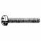 Machine Screw, 12mm Length, A2 Stainless Steel, M8 x 1.25mm Thread Size, 50PK