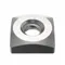 Square Nut, 10-24 Thread Size, Plain, 1/8 In Square Ht., 3/8 In Square Wd., Regular, 50 Pk