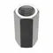 Coupling Nut, 2-1/2 Inch Length, 7/8-9 Thread Size, 18-8 Grade