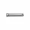 Clevis Pin, Head, 5/8 In Pin Dia., 2 In Lg., Free Cutting Steel, W/O Pin, Zn Plated, 5 Pk