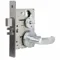 Lock Mortise Lockset, Grade 1, Ma Quantum Gala, Satin Chrome, Not Keyed