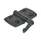 Non-Detachable Combination Hinge With Locking Lever, Black, Fiberglass Reinforced Plastic