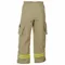 Usar Pants, 3Xl, 52 Inch Fits Waist Size, 30 Inch Inseam, Tan, Nomex, Lime/Silver