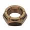 Locknut, 1/2 In - 20 Thread Size, Flexible Top, 3/4 In Hex Wd., Top Lock Jam, Gr. 2, Steel, 75 Pk