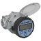 Electronic Flowmeter, Oval Gear, 4 To 66 gpm Flow Range, 1 1/2 FNPT