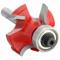 Roundover Cut Profile Router Bit, Fractional Inch, Carbide, 1 5/8 Inch Cutter Dia