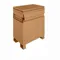 Chest, 48 x 30 x 35 Inch Size, 17 cu.ft., Tan, Steel