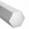 Hex Bar, 3/8 Inch Hex Width, 4 Ft Overall Length, Aluminum