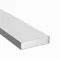 Flat Bar Stock, 6063, 2 Inch x 4 ft Nominal Size, 0.25 Inch Thick, T52, Extruded