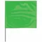 Marking Flag, 2 1/2 Inch x 3 1/2 Inch Flag Size, 15 Inch Staff Ht, Fluorescent Green