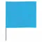 Marking Flag, 2 1/2 Inch x 3 1/2 Inch Flag Size, 30 Inch Staff Ht, Fluorescent Blue