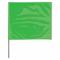Marking Flag, 2 1/2 Inch x 3 1/2 Inch Flag Size, 30 Inch Staff Ht, Fluorescent Green