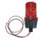 Warning Light, Red, Strobe Tube, 12 to 80V DC, 150000 Candela, 8000 hr Lamp Life