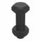 Structural Bolt, Steel, A325 Type 1, Black Oxide, 7/8 Inch Size-9 Thread Size
