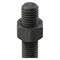 Fully Threaded Stud, 1 1/4 In - 8 Thread Size, Steel, 5 In Lg., Blk Oxide, 125000 psi TS