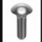 Carriage Bolt, Square, Stainless Steel, Grade 2, Plain, 1/2 Inch-13 Thread Size