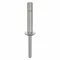 Blind Rivet, Aluminum Rivet Body, Aluminum Mandrel, 1/4 Inch Rivet Dia, 500 Pack