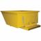 Self-Dumping Hopper, 27 Cu ft Cubic Foot Capacity, 55 3/4 Inch Length, Yellow