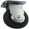 Debris-Resistant Plate Caster, Polyolefin, 140 Lbs. Load Rating, 4 Inch Wheel Dia.