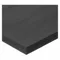 Plastic Sheet, 2 Inch Size Plastic Thick, 24 Inch Width x 48 Inch Length, Black